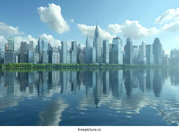 New York City Skyline at Dusk