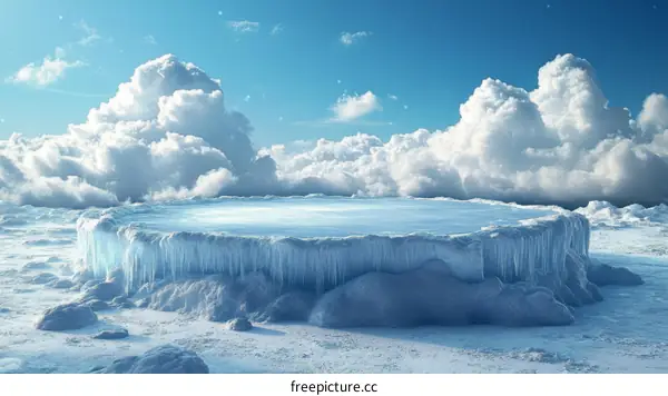 Winter Wonderland Frozen Landscape