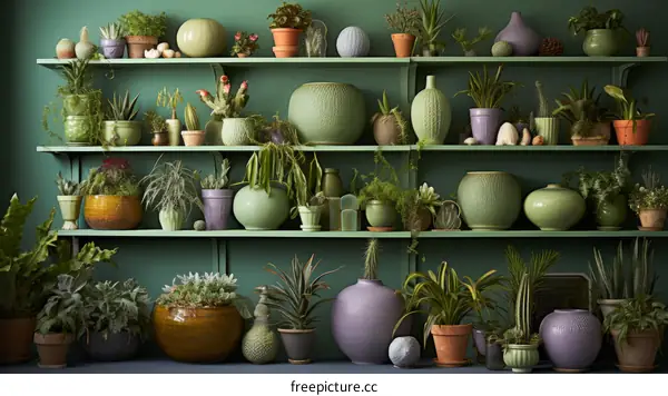 An Abundance of Plants and Pots