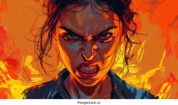 Portrait of a determined young woman