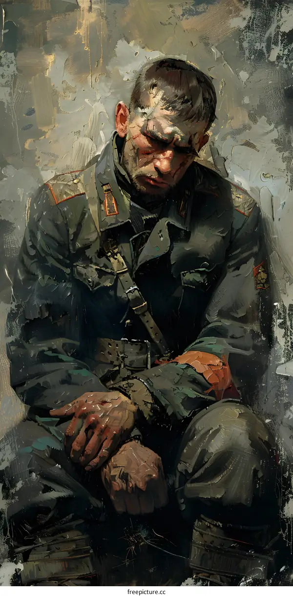 Portrait of a soldier