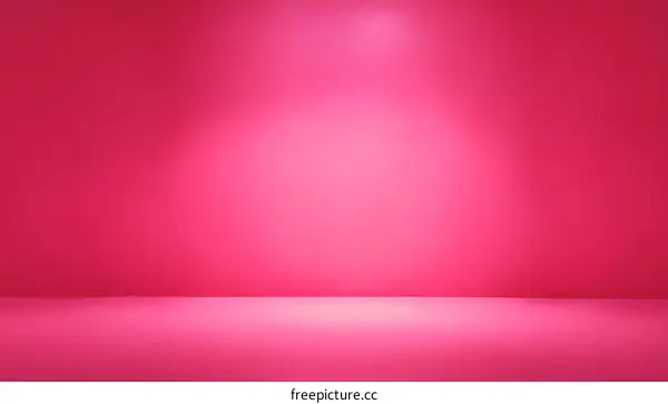 Pink Studio Background with Spotlight Effect
