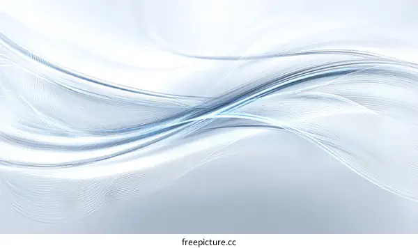 Abstract Light Blue Wave Background Design