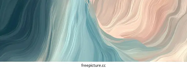 Abstract Color Flow Artistic Design