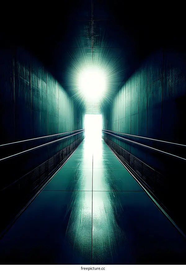 Tunnel With Bright Light at the End