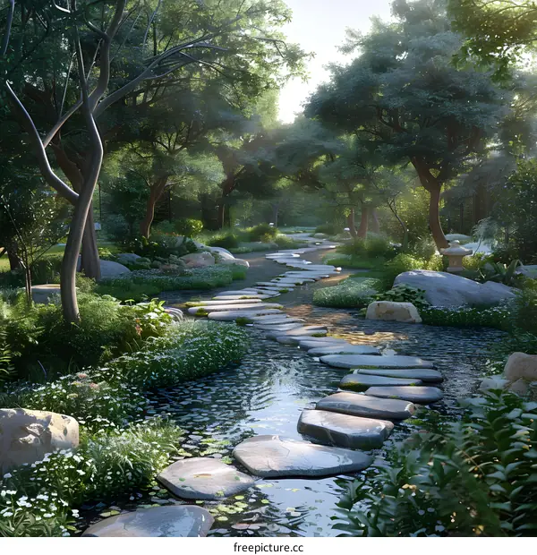 The effect picture of landscape design