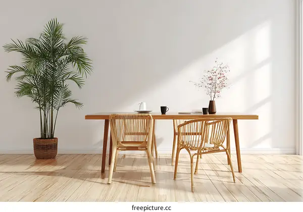 Modern Minimalist Dining Room Interior Design