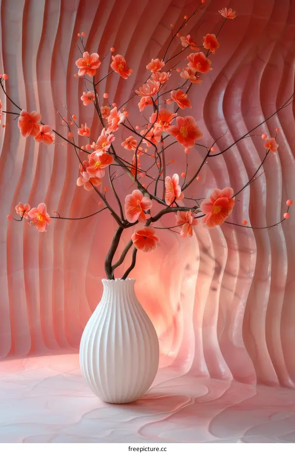 Flowers Arranged in a Vase