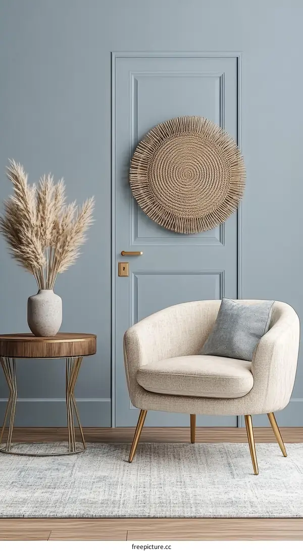 Modern Boho Living Room Interior Design