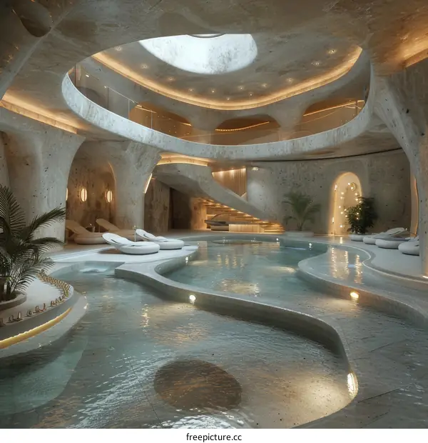 Modern Spa Pool Interior Design