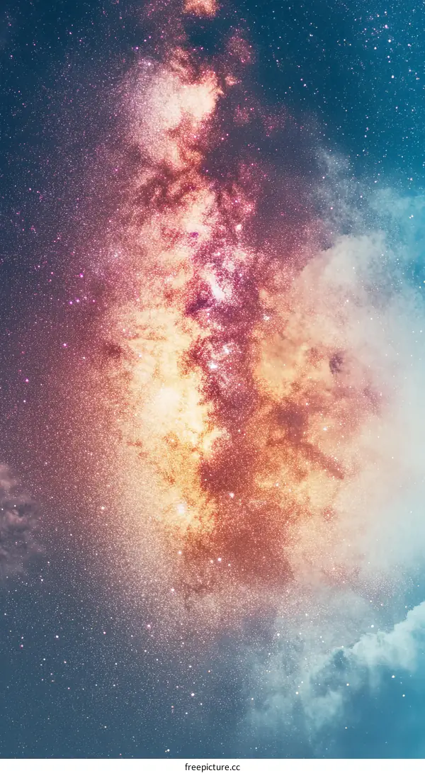 Stunning Milky Way Galaxy View in the Night Sky