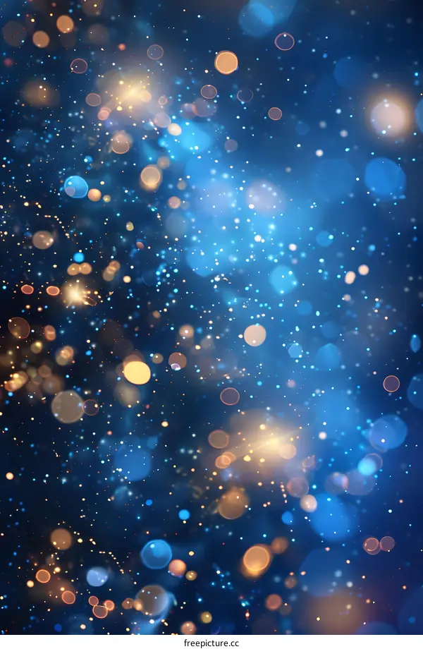 Blue Bokeh Background Image
