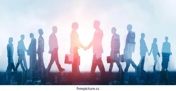 Business Collaboration in a Cityscape