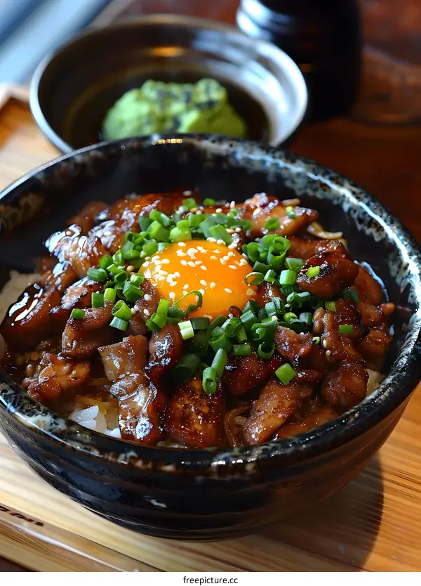 Delicious Japanese Chicken and Rice Bowl