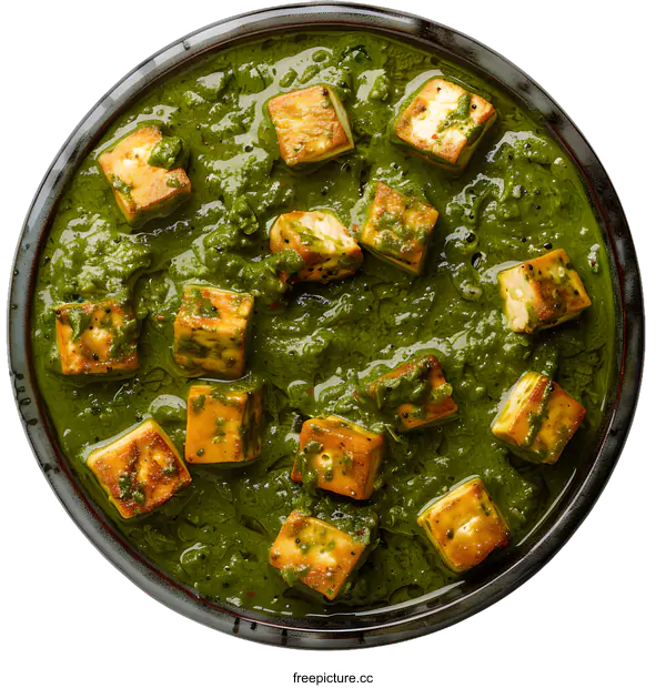 [Transparent Background PNG]Palak Paneer
