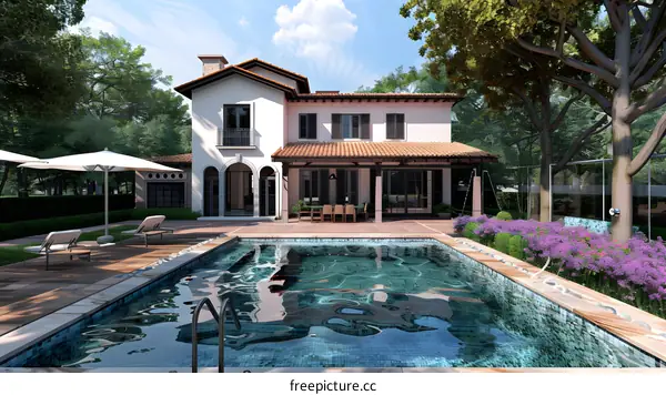 Luxury Villa with Swimming Pool and Garden