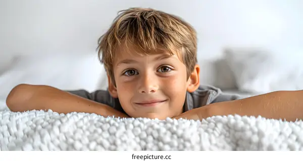 Portrait of a happy smiling boy