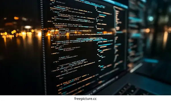 Nighttime Coding Display