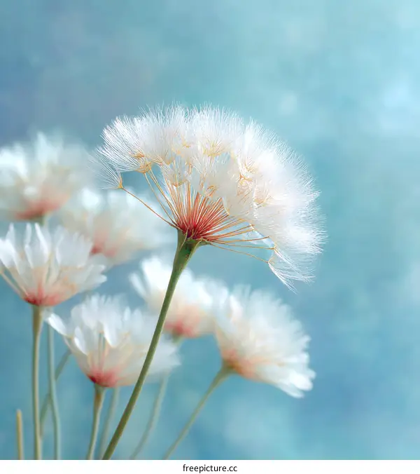 Beautiful Flowers in Soft Pastel Colors
