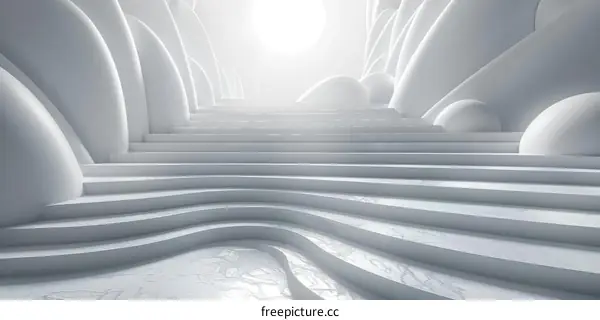 Abstract Modern Architectural Staircase Design