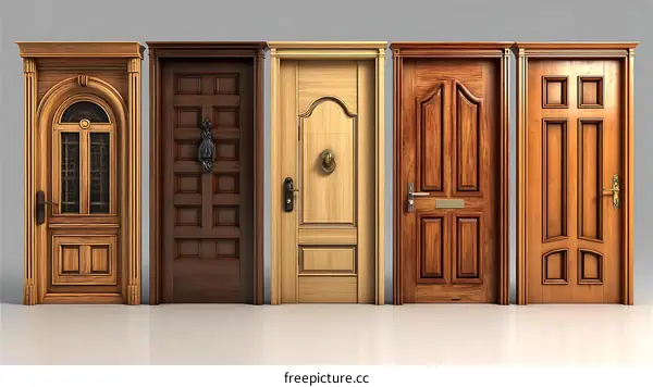 Elegant Wooden Door Designs Showcase