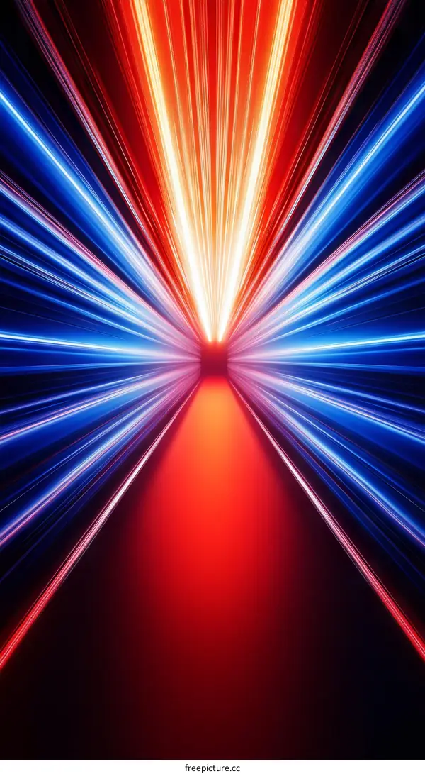 Abstract Speed Light Trails