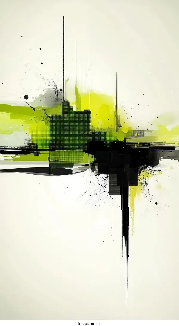 Abstract Urban Landscape Illustration