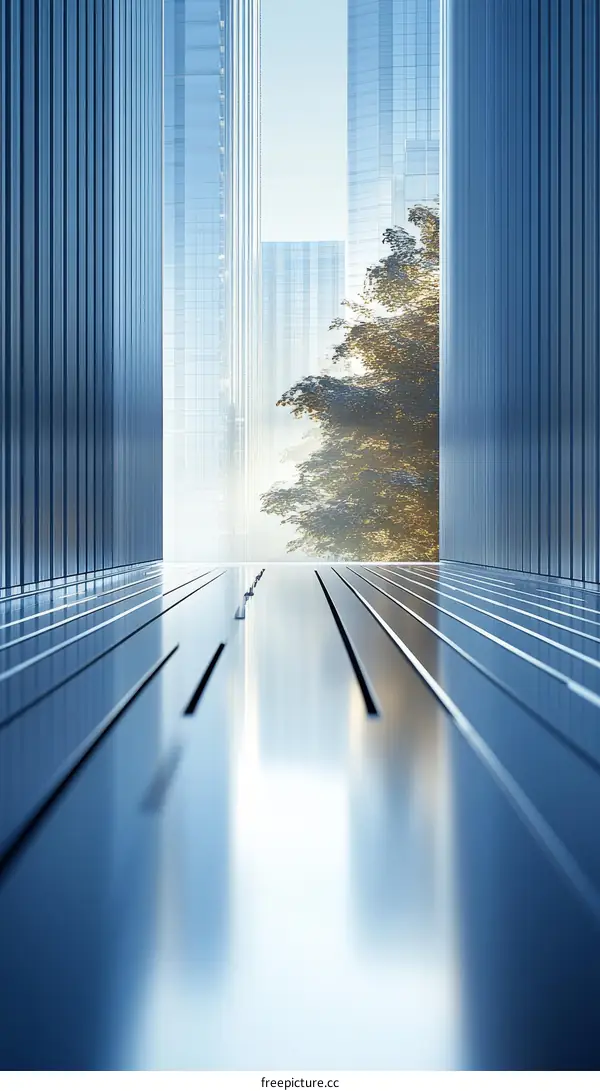 Modern Architecture Interior Perspective View