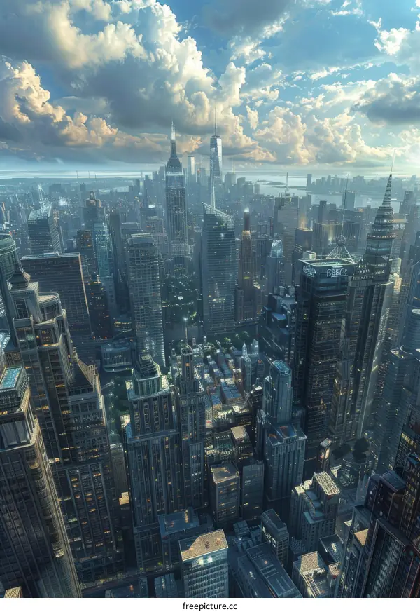 Breathtaking Cityscape of New York City's Skyline