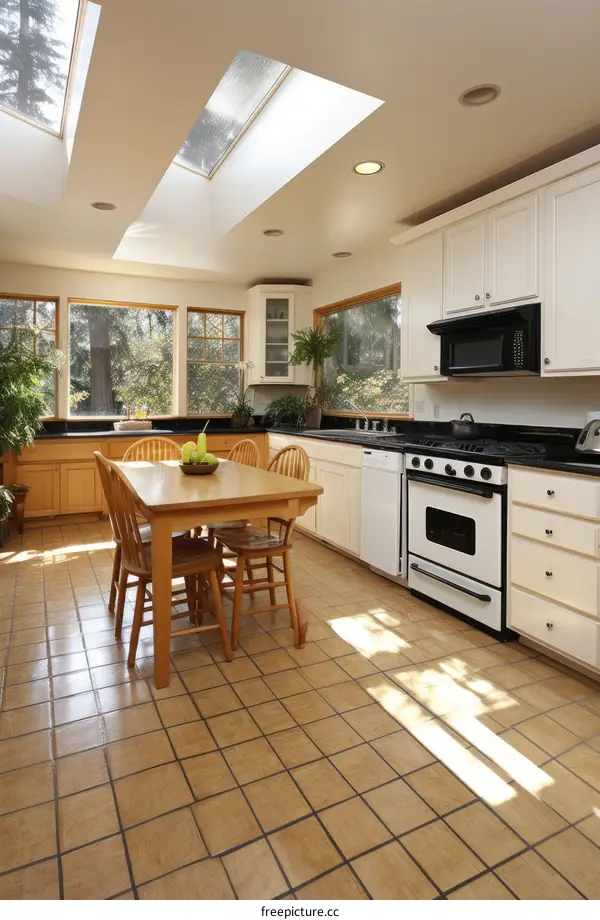 Bright and Spacious Kitchen with Large Window