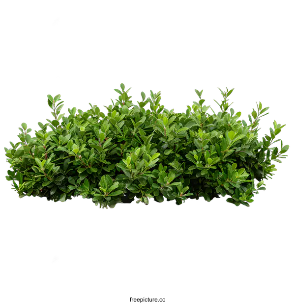[Transparent Background PNG]Green Bush Isolated On White Background