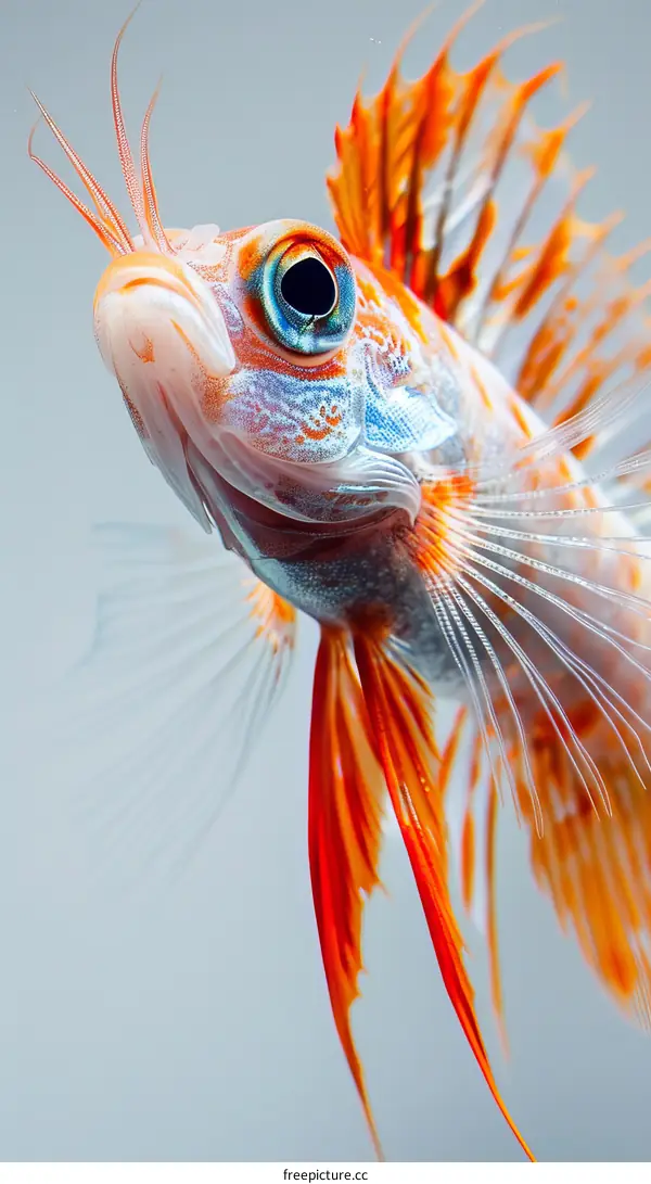 A Vibrant Reef Fish in 3D