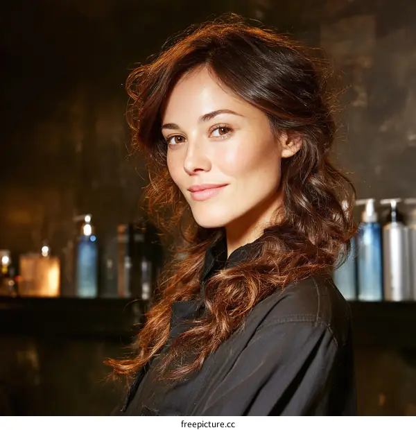 Female Caucasian Hair Stylist Portrait