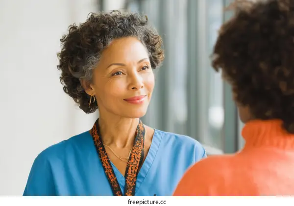 Medical Consultation Between Healthcare Professional and Patient