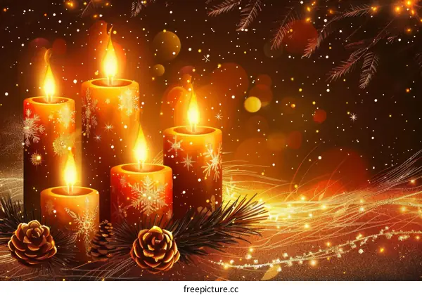 Christmas Candles: A Warm Glow for the Holiday Season