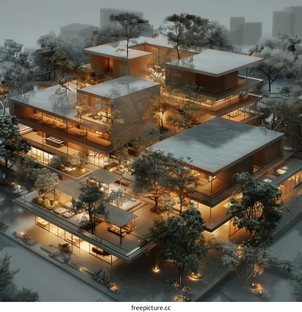 A House Embraced by Nature in the City