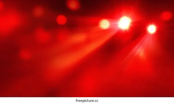 Abstract Red Stage Light Background