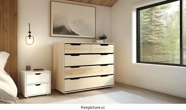 Modern Wooden Bedroom Furniture Set