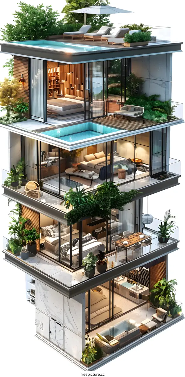 Duplex apartment