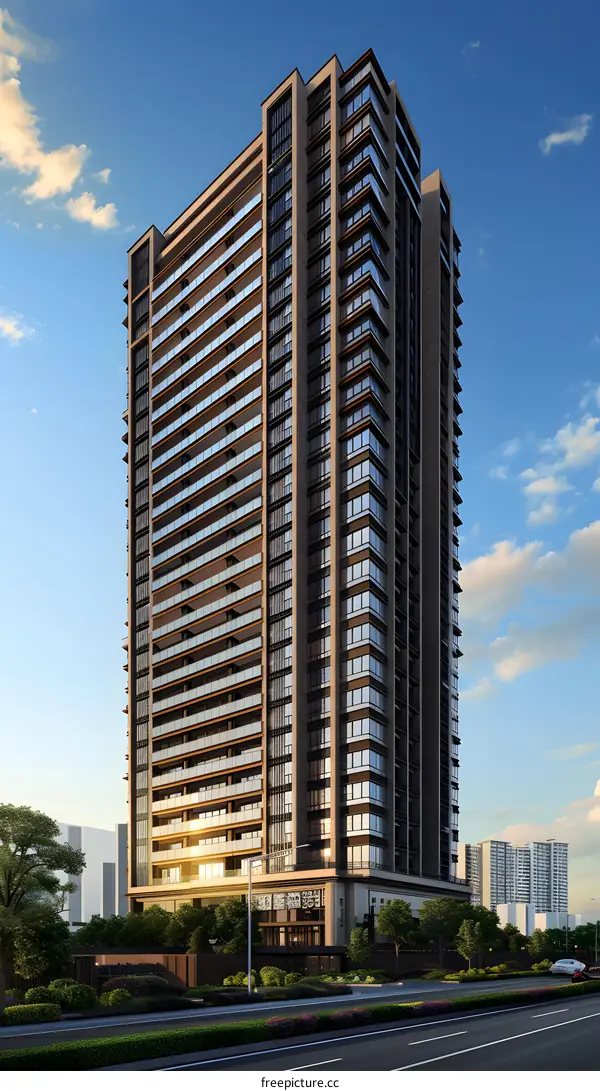 Modern Apartment Building Exterior