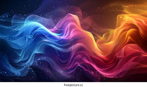 Abstract Colorful Clouds