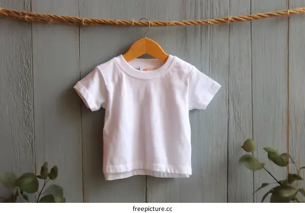 Simple White T-shirt for Children