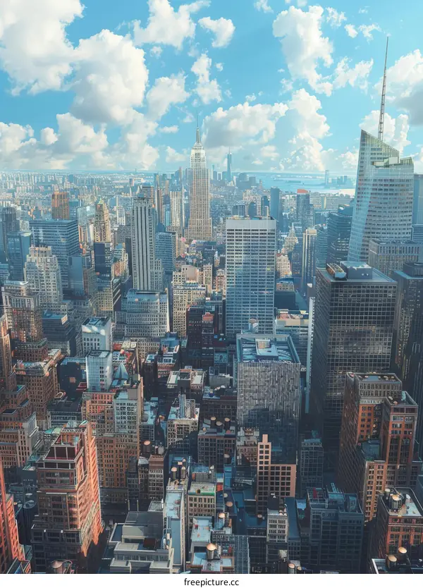 New York City Skyline: Manhattan Skyscrapers