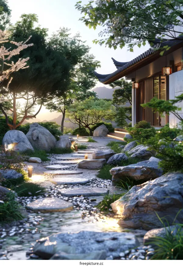 Contemporary Garden Landscape Design Concept