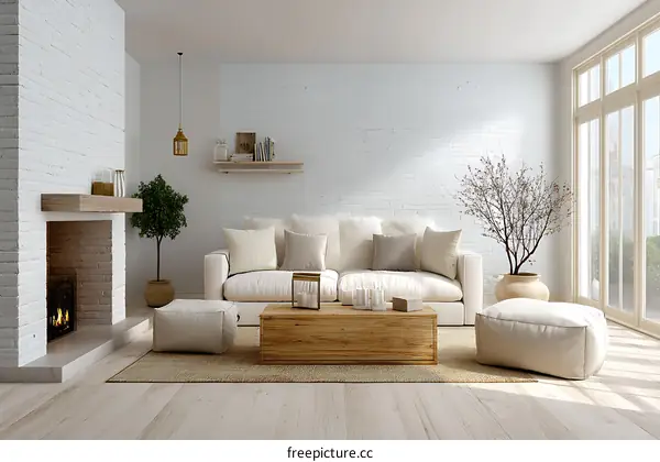 Modern Cozy Living Room Interior Design