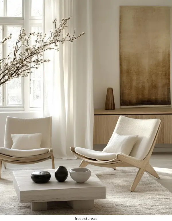 Modern Minimalist Living Room Interior Design