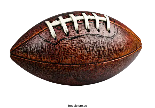 [Transparent Background PNG]Vintage American Football Close-up