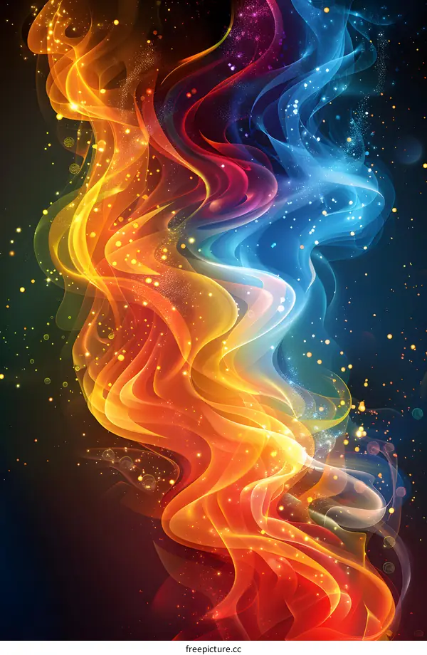 Fire and Ice Abstract