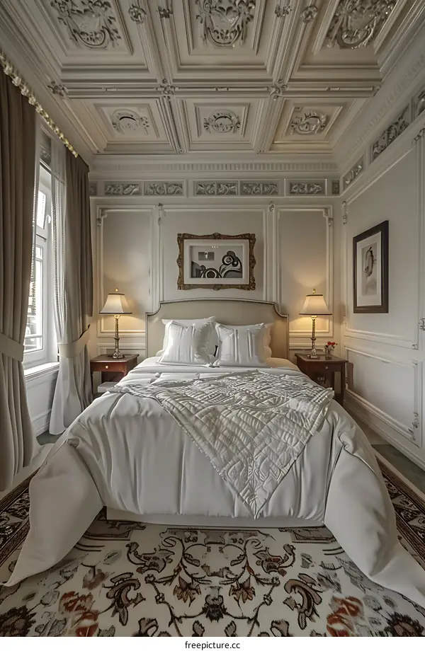 European-style luxury bedroom