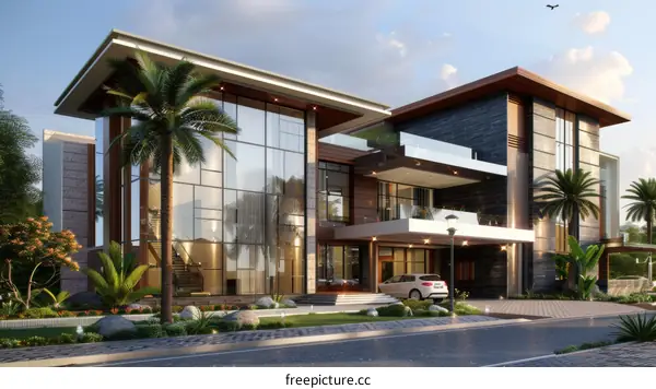 Modern Luxury Villa Exterior Design